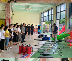 ?？谑型赓Q(mào)幼兒園開展2019防火災(zāi)與反恐防暴演練
